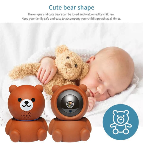 Bear Camera1080P Wifi IP Camera Auto Tracking IR Night Vision 