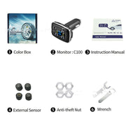 -real-time monitoring tire pressure