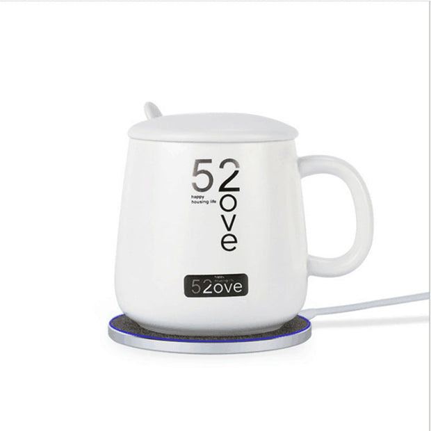Wireless charging thermostat cup combo
