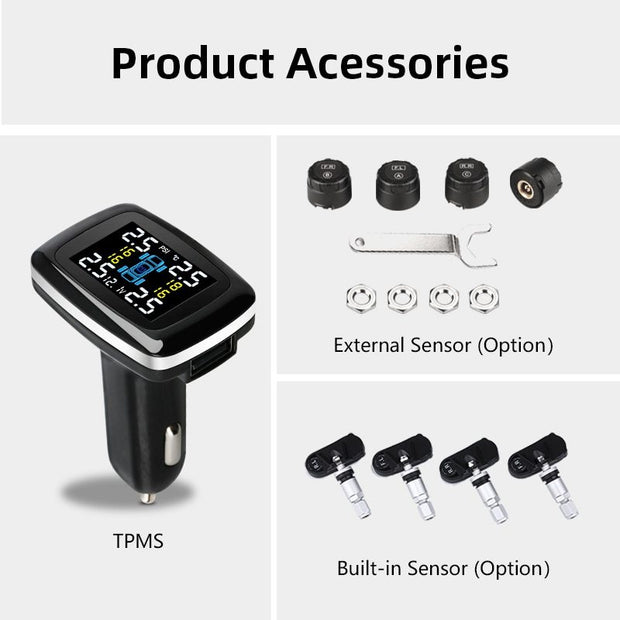 -real-time monitoring tire pressure
